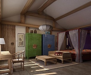 Bedroom - Chinese style -9443