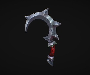 Hand Painted Weapon - 1h Sickle