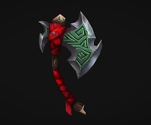 Hand Painted Weapon - 1h Axe