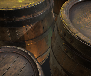 Wood barrels