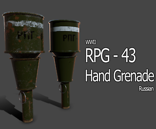 WWII - RPG - 43 Hand grenade