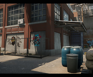 Modular Alley - UE4