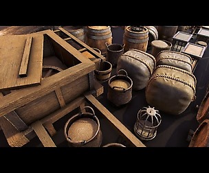 High-quality medieval props Big package