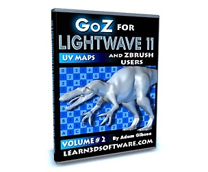 GoZ for Lightwave 11 and ZBrush Users- UV Maps