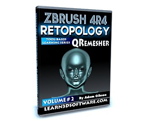 ZBrush 4R4-Retopology Volume #2- QRemesher