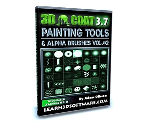 3D Coat 3.7-Painting Tools & Alpha Brushes-Vol.#2