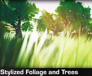 Stylized Foliage And Trees [ Unreal Engine 4 ]