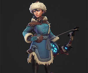 Game-Ready Character - Winter Huntress