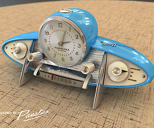 Vintage Clock-Radio 'Dreamliner'