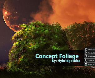 Concept Foliage Brushes.