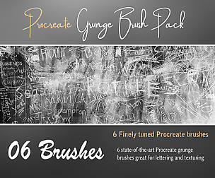 Procreate Grunge Brush Pack
