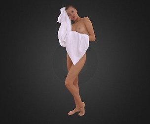 Girl After Shower