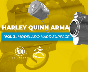 Zbrush Vol.3: Arma Harley Quinn - Hard surface