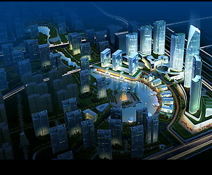 3D Building 555