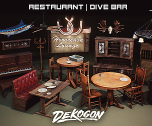 Restaurant and Dive Bar VOL.3 [UE4]