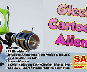 Gleek Cartoon Alien