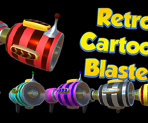 Retro Cartoon Blaster