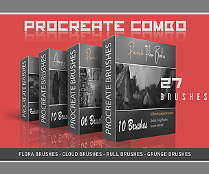 PROCREATE COMBO #2 - 27 Brushes