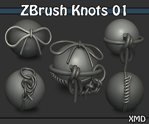 ZBrush IMM Knots 01