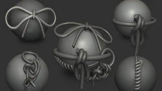 ZBrush IMM Knots 01 cover