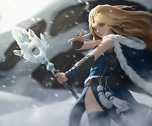 Crystal Maiden - full video process 3x