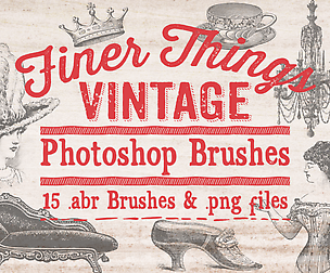 Finer Things Vintage Photoshop Brushes