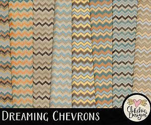 Shabby Dreaming Chevron Textures