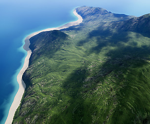 [UE4] Island Landscape