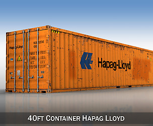 40ft Shipping Container - Hapag Lloyd