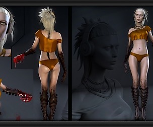 Character Modeling for Games Workflow - Demon Girl