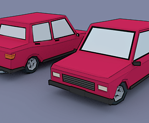 LowPoly Vehicle 001