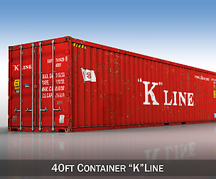 40ft Shipping Container - K Line
