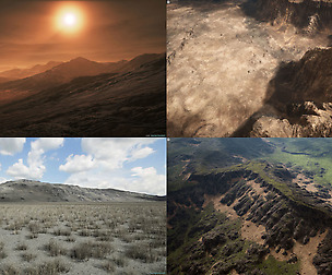 [UE4] Realistic Landscape Bundle 4