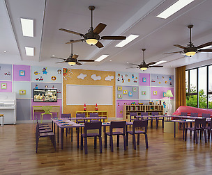 Kindergarten Classroom 3D model