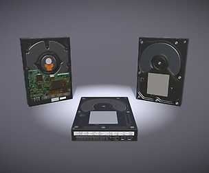 Hard Drive - Low Poly