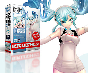 Manga Brush Pack - Vol 02