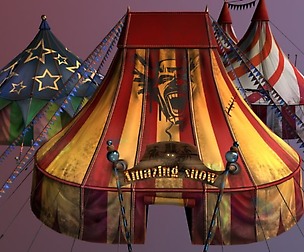 Horror circus tents