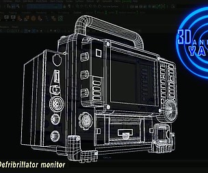 Defribrillator monitor