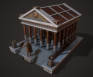 Ancient Temple Mars