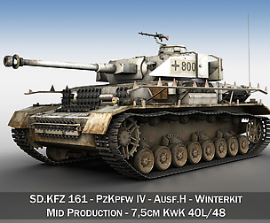 PzKpfw IV - Panzer 4 - Ausf.H Late - Winter