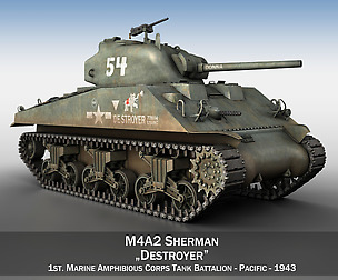 M4A2 Sherman - Destroyer