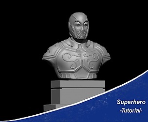 Superhero - Tutorial and 3D Model