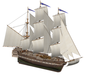 Frigate ship