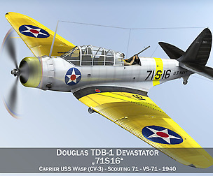 Douglas TDB-1 Devastator - 71S16