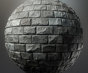 Rough stone blocks
