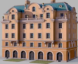 Neoclassic hotel