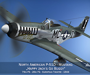 North American P-51D Mustang - Happy Jack
