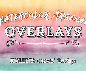 Watercolor Arsenal Overlays