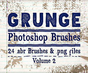 Grunge Photoshop Brushes Volume 2