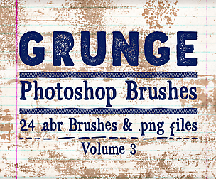 Grunge Photoshop Brushes Volume 3